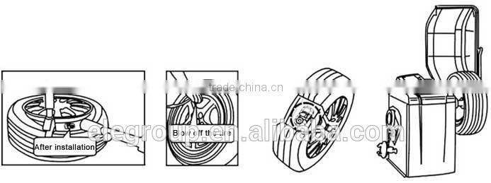 Best sales tpms tire pressure monitoring system with waterproof sensors + LCD monitor
