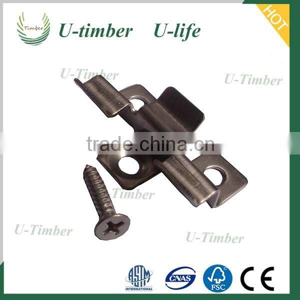 304 stainless steel clip for wpc decking floor