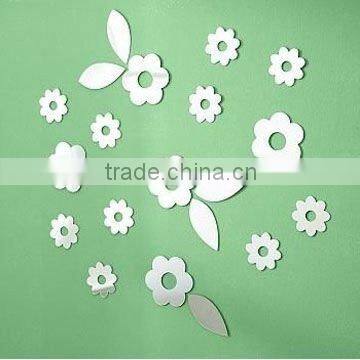 2012 self wall acrylic butterfly/animal shape Mirror sheet/decoration/sticker
