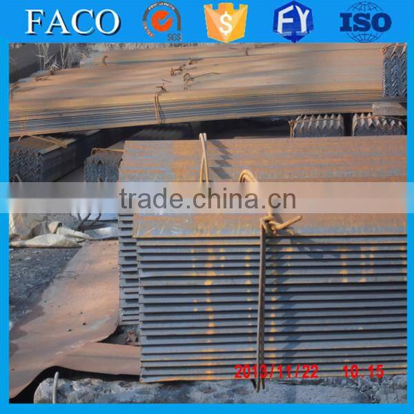 black hot rolled carbon mild astm a36 q235 ss400 steel angle bars