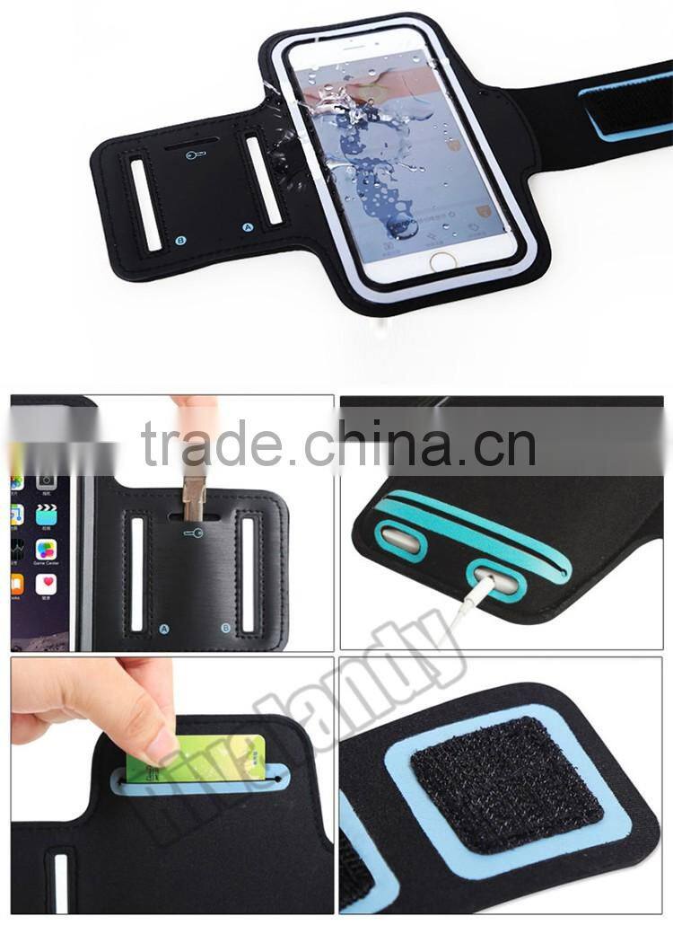 waterproof phone armband adjustable sports armband for running and fitness activitie armband