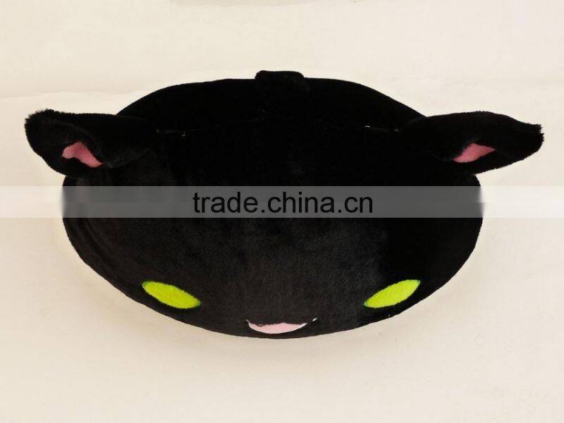 Plush Black Cat Emoji Pillow Cushion, Emoji Pillow Cushions , Emoji Cushions