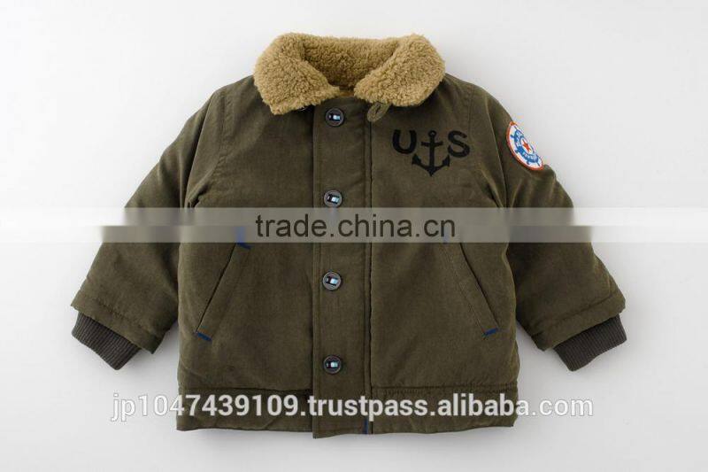 Japanese wholesale products high quality cute new born baby boy clothes winter jacket hot selling in japan