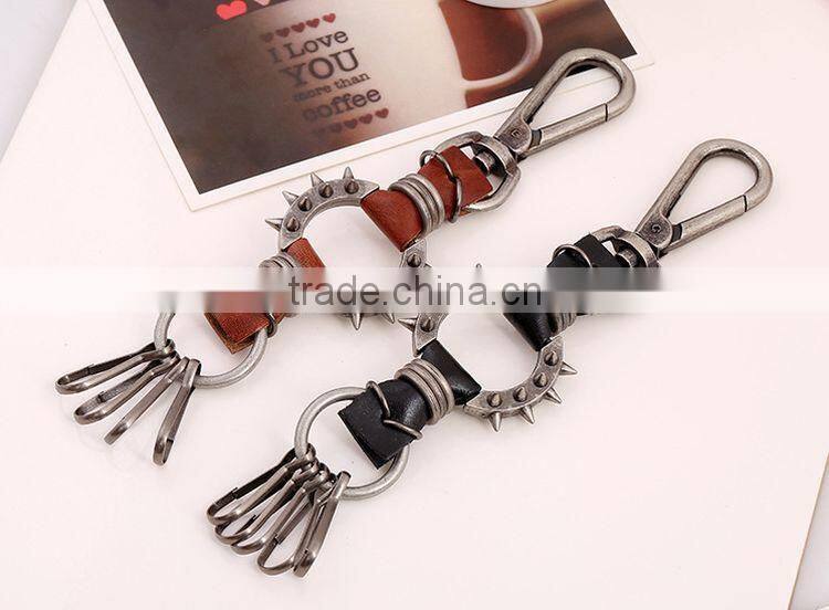 High Quality Hot Selling Custom Lovely and Cute Custom Leather Keychain