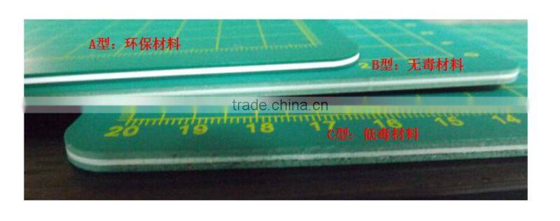 Weldon green 3 Layer non-slip flexible self healing dahle cutting mat