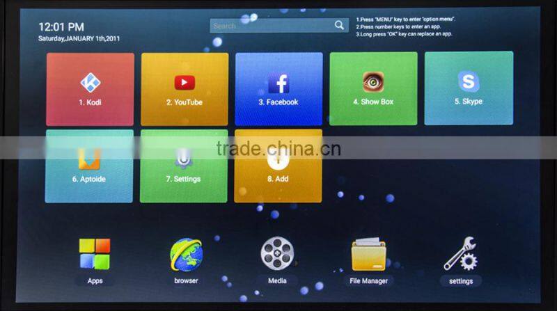 Z4 RK3368 TV Box Octa Cora Smart box TV with Z4 2GB 16GB storage Android 5.1 4K Media Player Lollipop Kodi 15.1