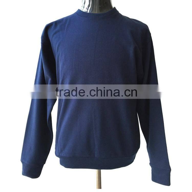 Quick dry crewneck men 100 cotton sweatshirts wholesale