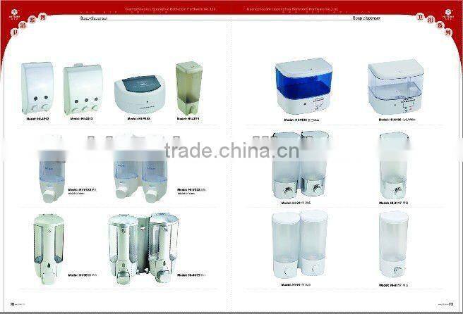 white plastic liquid soap dispenser