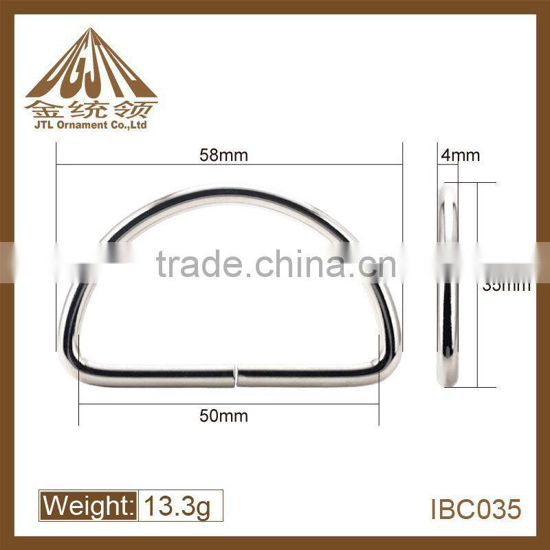 Fashion Newest and popular big size metal d rings