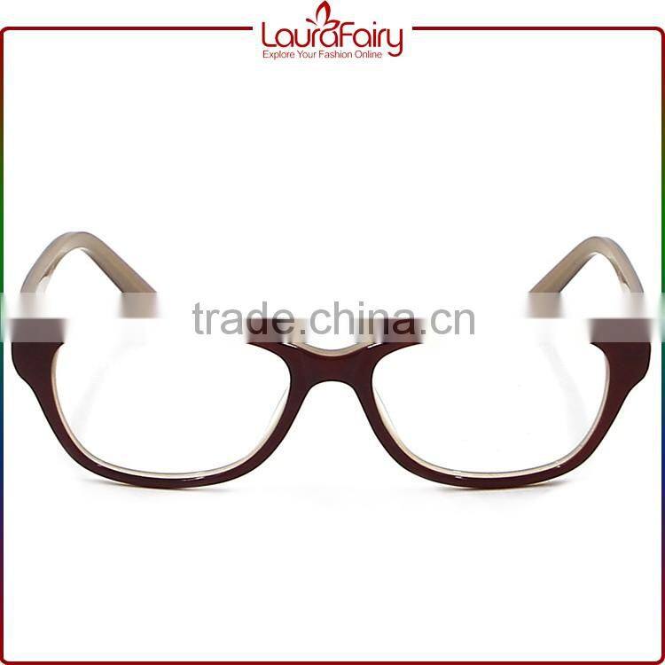 Laura Fairy Fast Delivery 2016 New Model Wholesale Acetate Two Tone Optical Frame