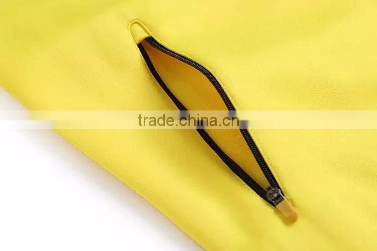 OEM NO MOQ Custom Yellow Sports Jacket Varsity Jackets For Men embroidered bomber jacket