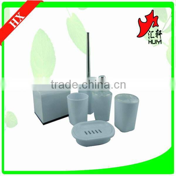 5 pcs plastic bathroom set