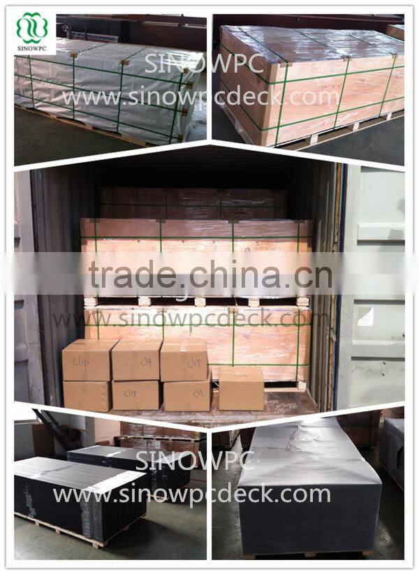 WPC outdoor waterproof interlocking decking tile