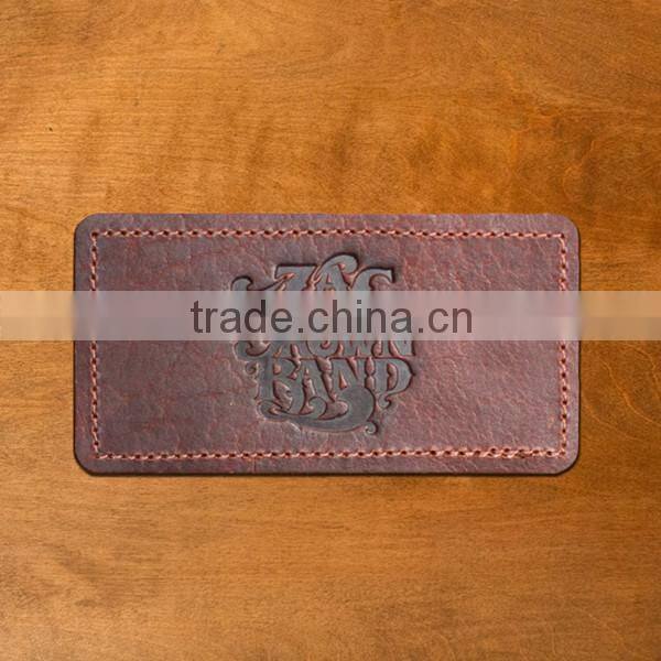 2015 new fashion high quality custom pu patch