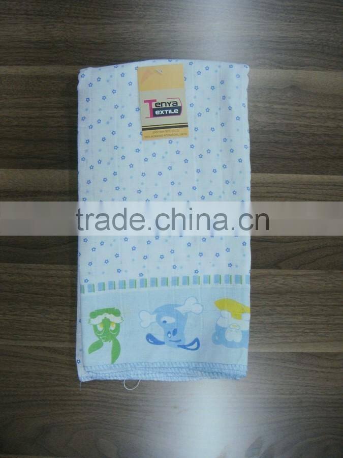 100% cotton printed baby napkin