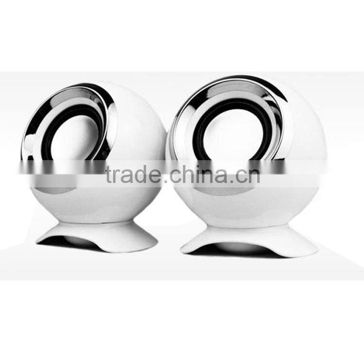 Ball Shape 2.0 Portable Mini Usb Speaker For Pc/smartphone/mp3/ipod/laptop