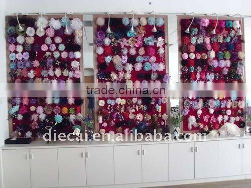 yellow silk flower hair accessories