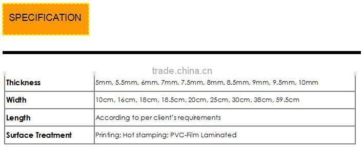 China PVC ceiling board for building decoration