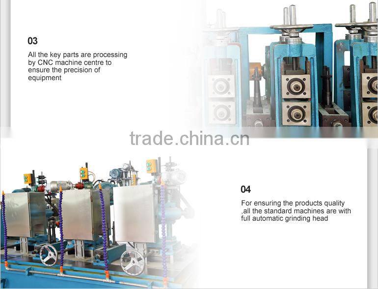 High efficiency stainless steel pipe making machine production line