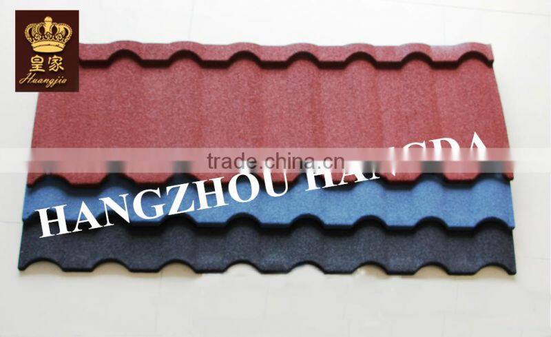 FACTORY DIRECT: NEW Building Material Colorful Stone Coated Metal Roofing Tile Thickness 0.4mm