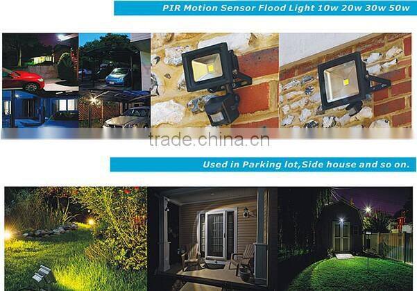 50W 2015 hot selling 2 years warranty solar sensor light