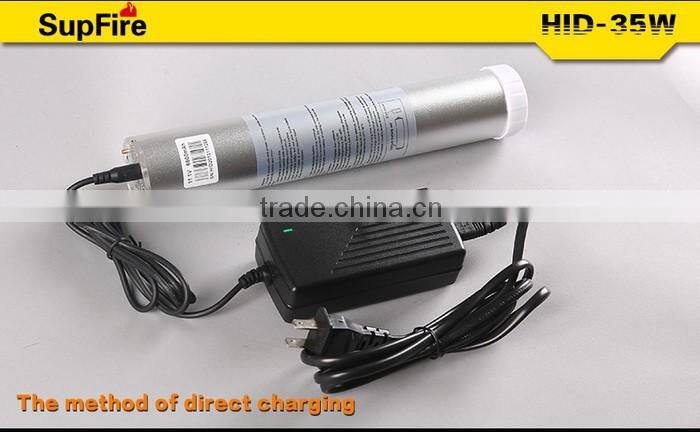 Supfire 3500ml 35w HID flashlight use specially with high-grade suitcase