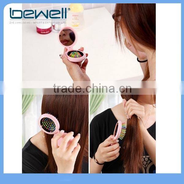 Specialty Folding Pocket Mirror, Pop Up Brush Mirror