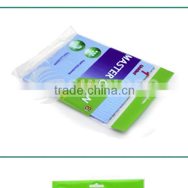 Super absorbent household cleaning sponge 18CM*20CM BLUE/RED