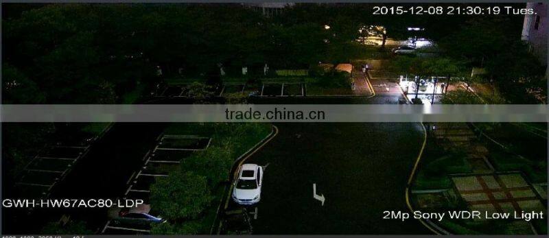 GWSECU Sony178 5.0MP h.265 ip camera ture WDR 120DB poe Super Low Lux super clear image Black glass color image in alltime