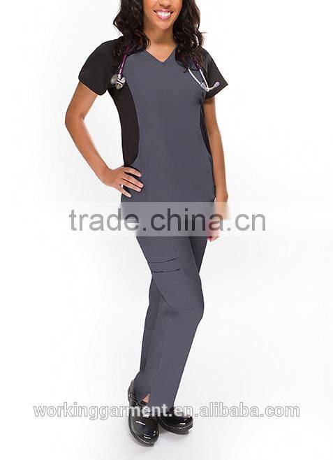 Fashion Basics Women's Flex Set Nurse Hospital Uniform/Medical Scrubs