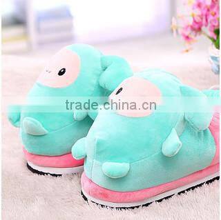plush shoes/plush bear toy shoes/plush animal house shoes