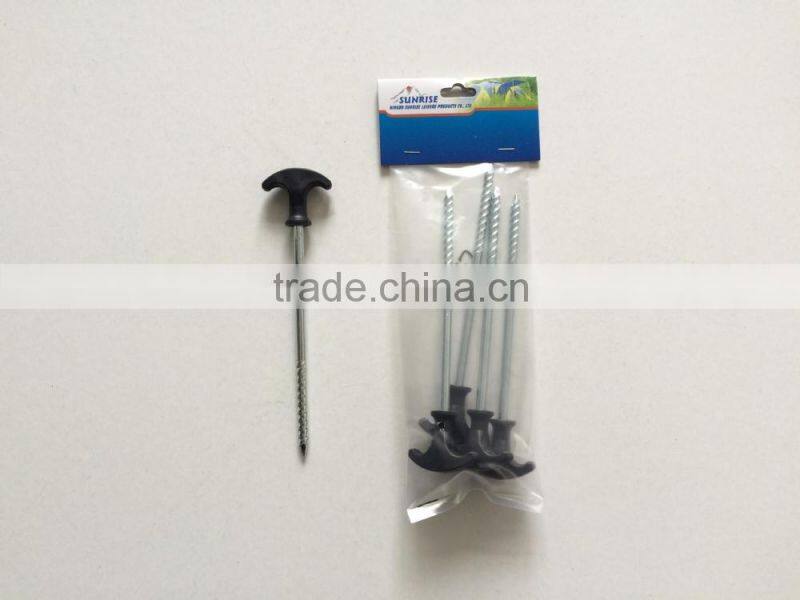 56709# 20cm (8") Bivvy Steel Tent Peg