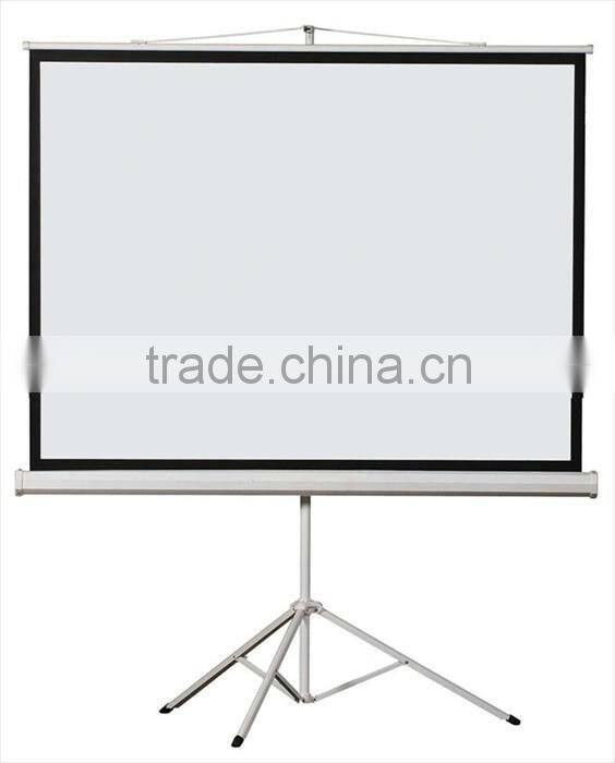 50"-110" Matte White Portable Tripod Projector Screen/Outdoor Projector Screen