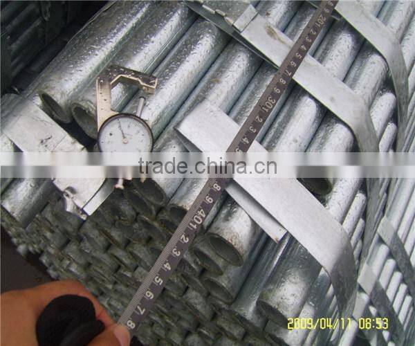 New style promotional round gi steel pipe