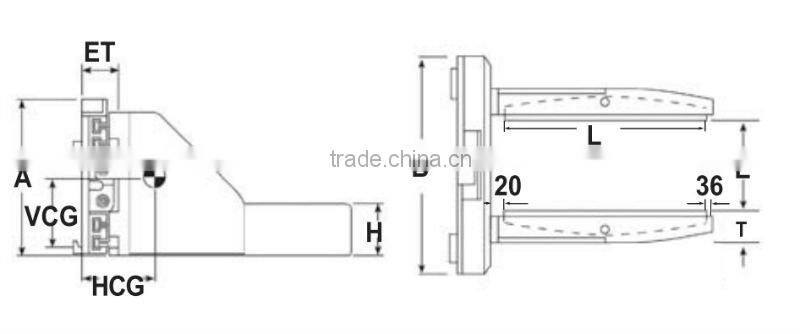 forklift attachment brick clamp