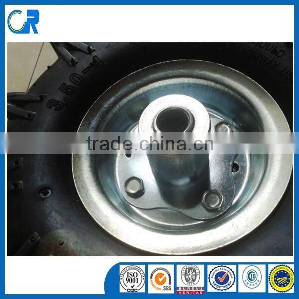 Heavy duty 10 inch herringbone rubber wheel 4.10/3.50-4 for farm tractor