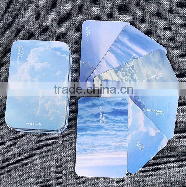 Customized Screen Printing playing cards UV Resistant printing oracle cards Waterproof Paper Playing Cards ---DH20587