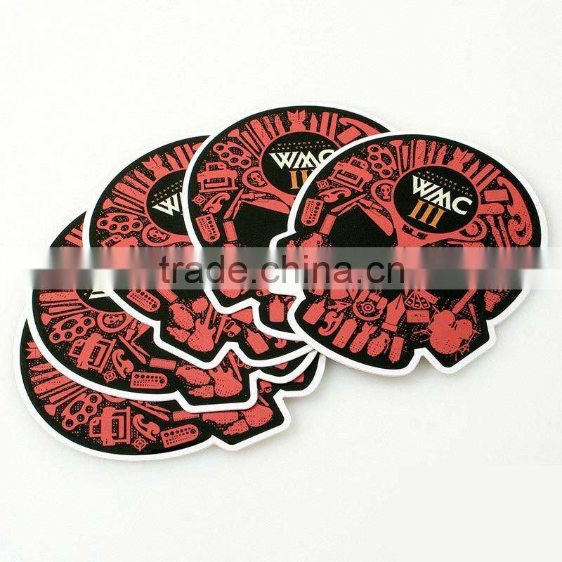 Fashion Customized Vinyl water transfer printing nail sticker,UV Protected custom puffy stickers ---DH20240