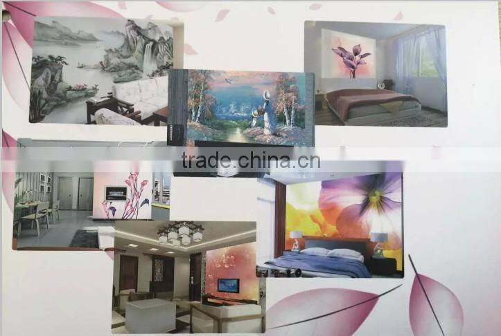 eco-solvent canvas pattern wallpaper