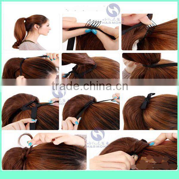 Harmony yaki human hair ponytail is available on stock