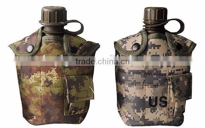 US army water bottle military water canteen Army Canteen Soldier Canteen 3 Piece 1 Quart Canteen Kit With Cover & Aluminum Cup