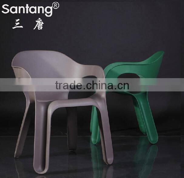 New design colored garden furniture outdoor plastic BBQ chair