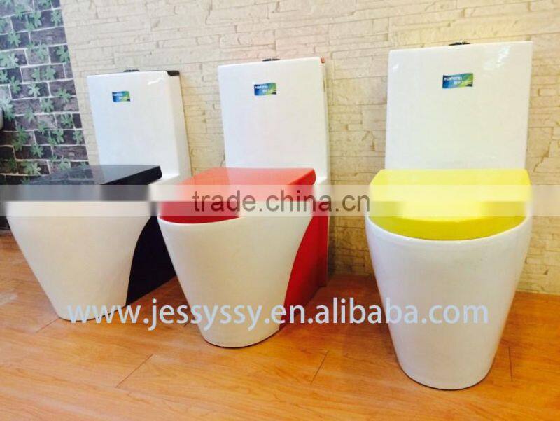China suppliers Siphonic jet flushing black toilet 339