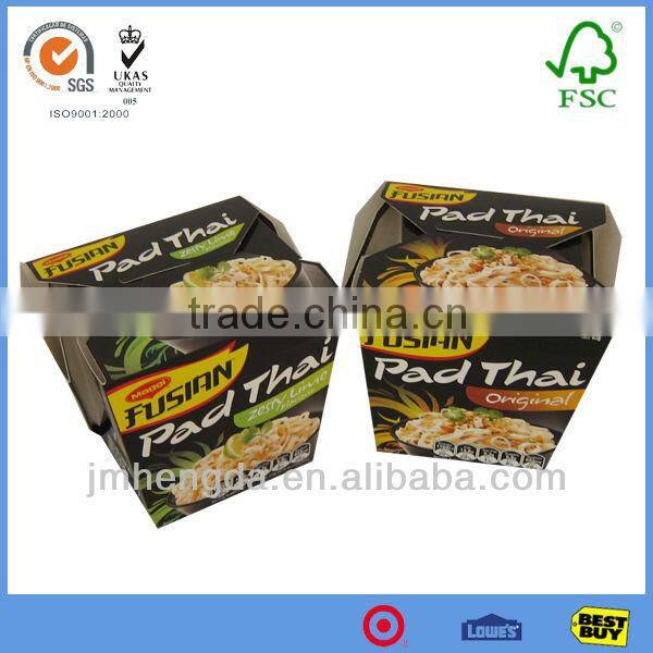 Art Paper Fast Food Cardboard Box Wholesale For Juicy Food Packaging
