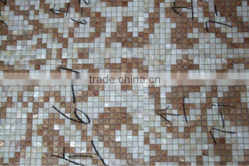 Natural China river mixed mother of pearl mosaic PND tail-on figure