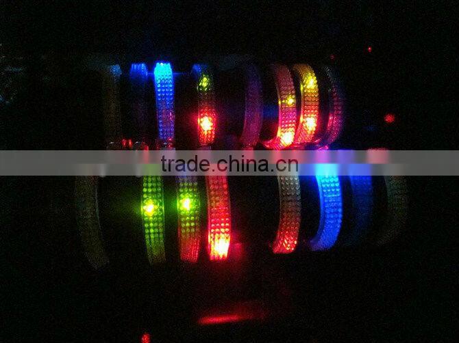 Multi color glow club bracelet