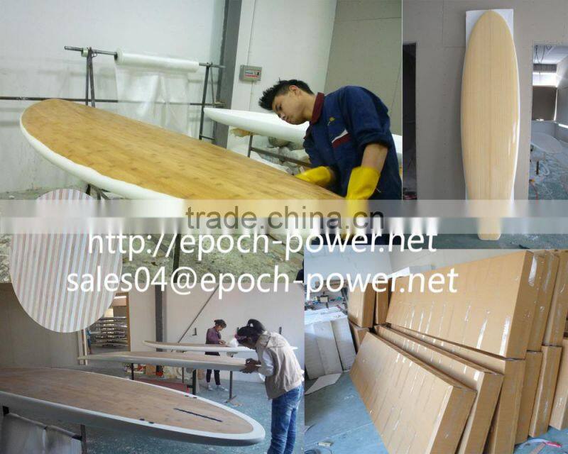 Packaging & Shipping Stand up paddle board with bamboo veneer