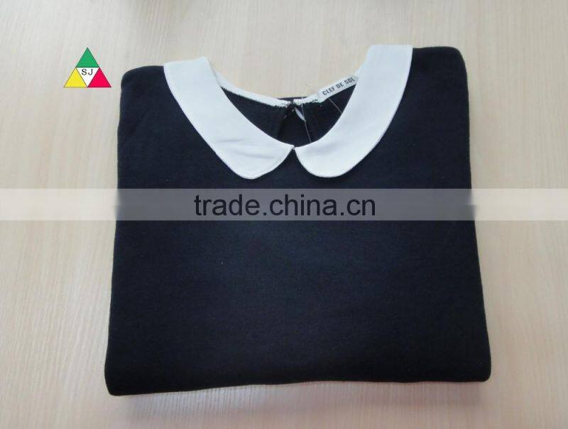 The new 2016 design promotion girls fashion sets new design long sleeve shirts