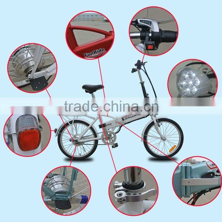 20 inch mini battery powered e folded electric bikes