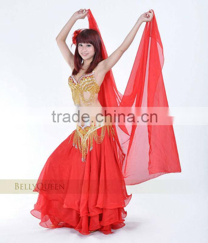 SWEGAL 2013 SGBDP13131 1color red fashion sexy belly dance modern skirts